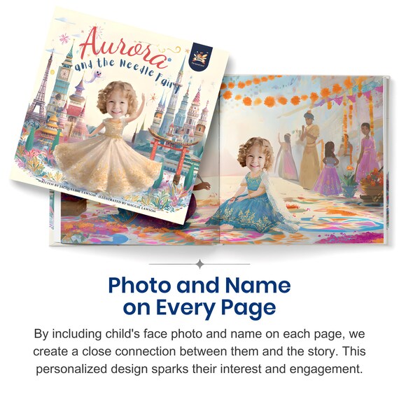 thumbnail image 2 of Personalized Magic Dress Travel Book - Needle Fairy Adventure 2 of 10
