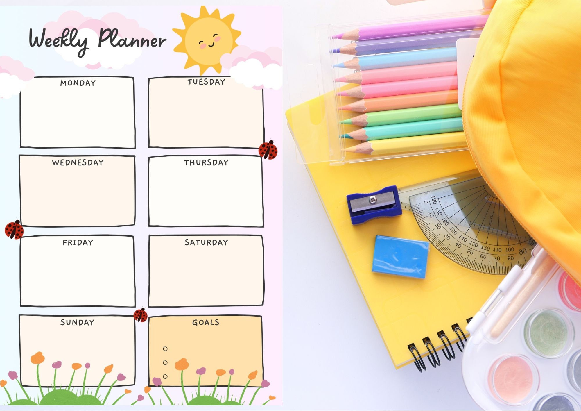 Editable Weekly Planner for the Daily Wire - Etsy