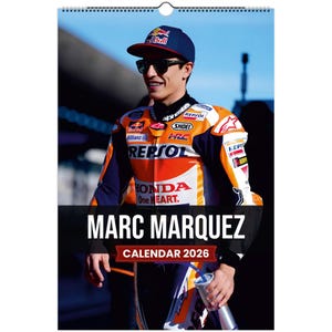 Marc Márquez 2026 Wall Calendar – Premium MotoGP Champion Calendar for Racing Fans