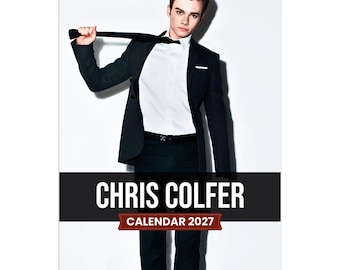 Chris Colfer 2027 Wall Calendar (Large Calendar) – Celebrity Fan Gift, Premium Wall Art