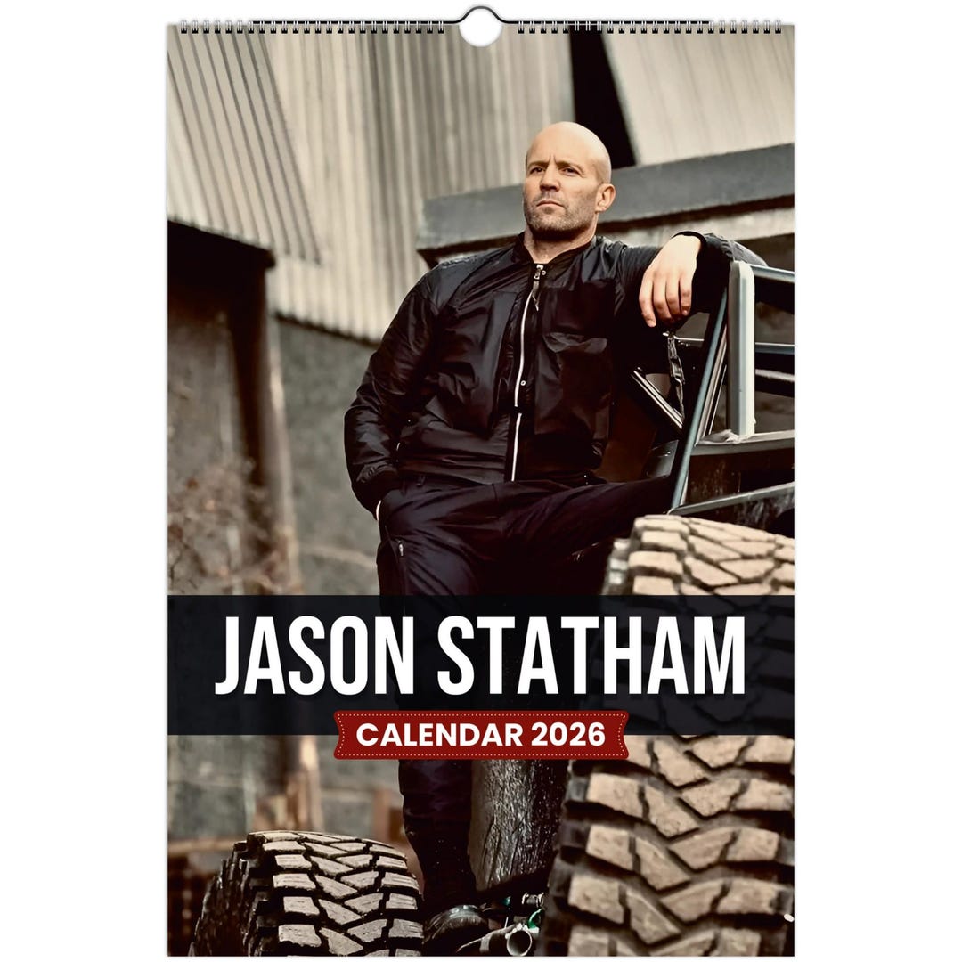 Jason Statham 2026 Gro Er Kalender Geschenk F R Promi Il 7ack