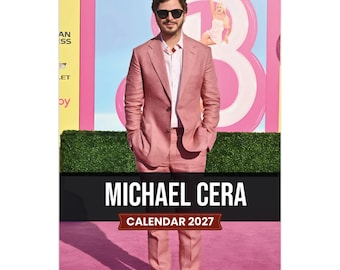 Michael Cera 2027 Wall Calendar – Premium Actor Calendar for Fans, Hollywood Star Gift