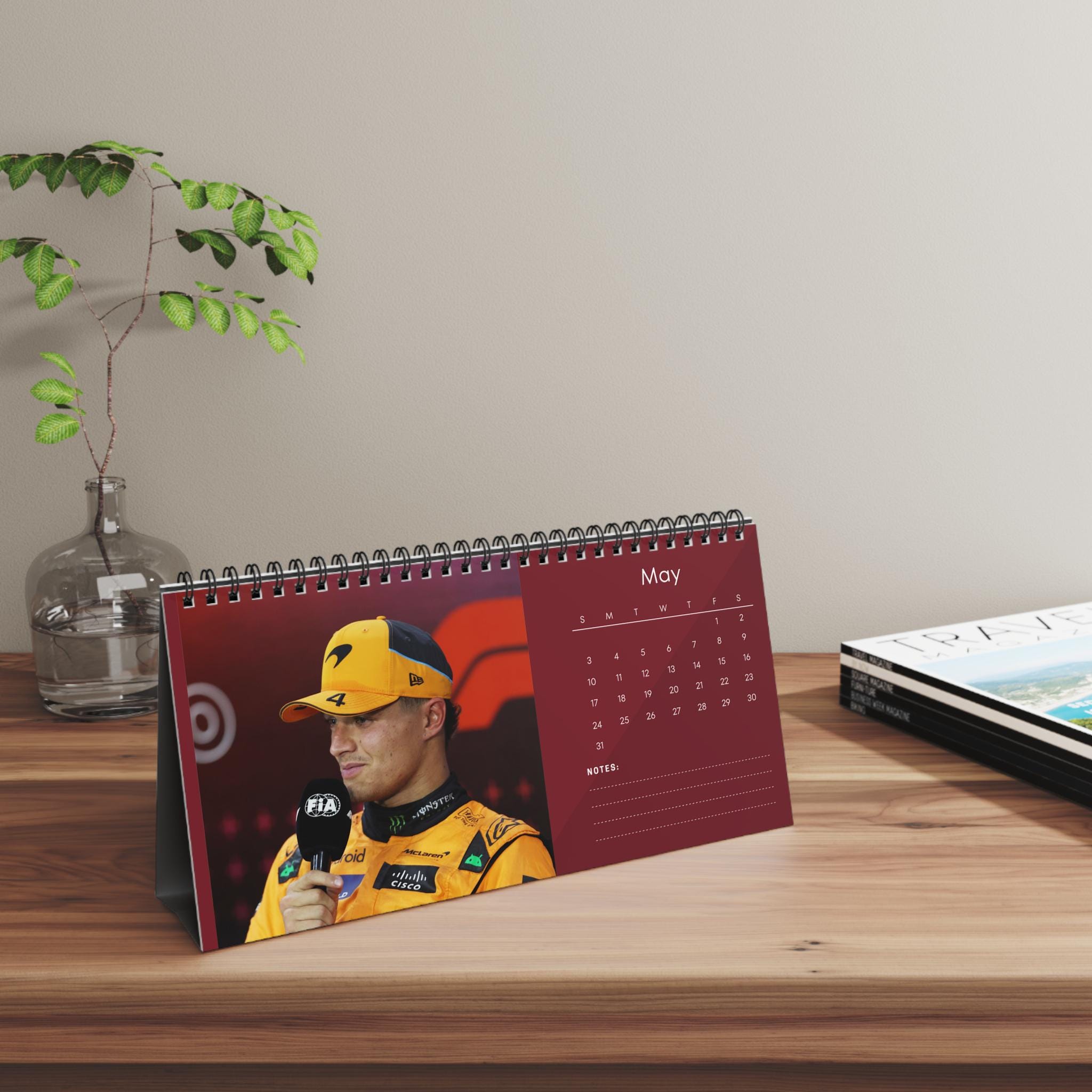 ランド・ノリス 2026 卓上カレンダー | F1ドライバーギフト