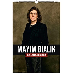Mayim Bialik 2026 Wall Calendar – Actress & Author