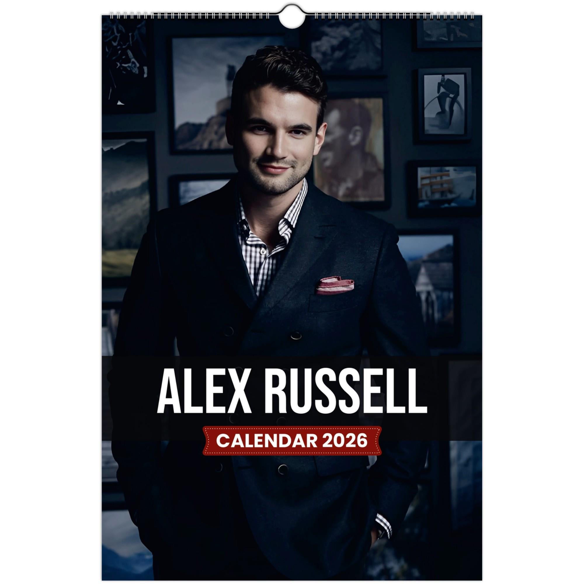 Alex Russel 2026 Wandkalender (großer Kalender) - Geschenk für Promi-Fan,  Premium Wandkunst - Etsy Schweiz, image size:2000x2000