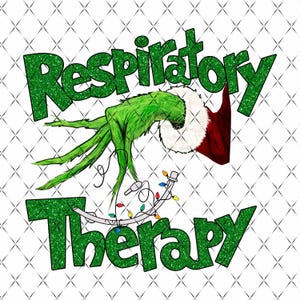 Respiratory Therapist Png, RT Christmas Png, RT Nurse Christmas Png, Christmas Png, Christmas Nurse Png, Christmas Lights Png, Xmas Gift