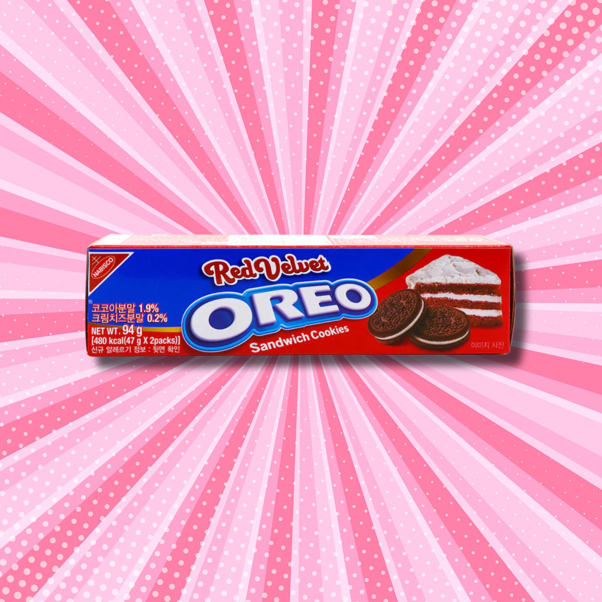 Korean Oreos Red Velvet Oreo Cookies Limited Edition Exotic - Etsy Canada