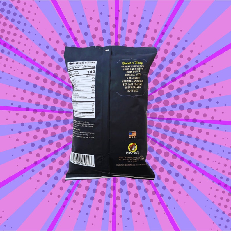 Sea Salted Caramel Beaver Nuggets, 3 Oz, Bucee's Beaver Nuggets, Sweet