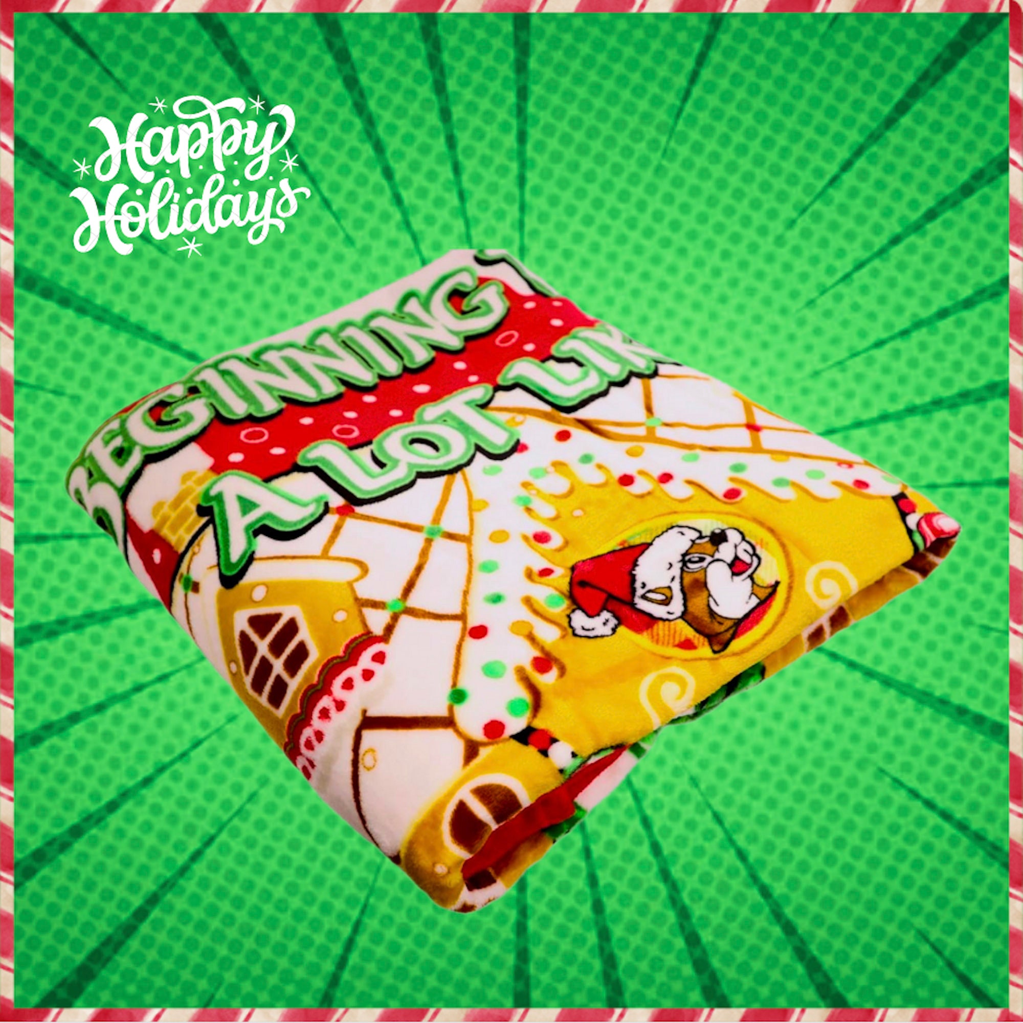Bucee's Christmas Blanket, Christmas Decor, Bucees, Buccees Blankets