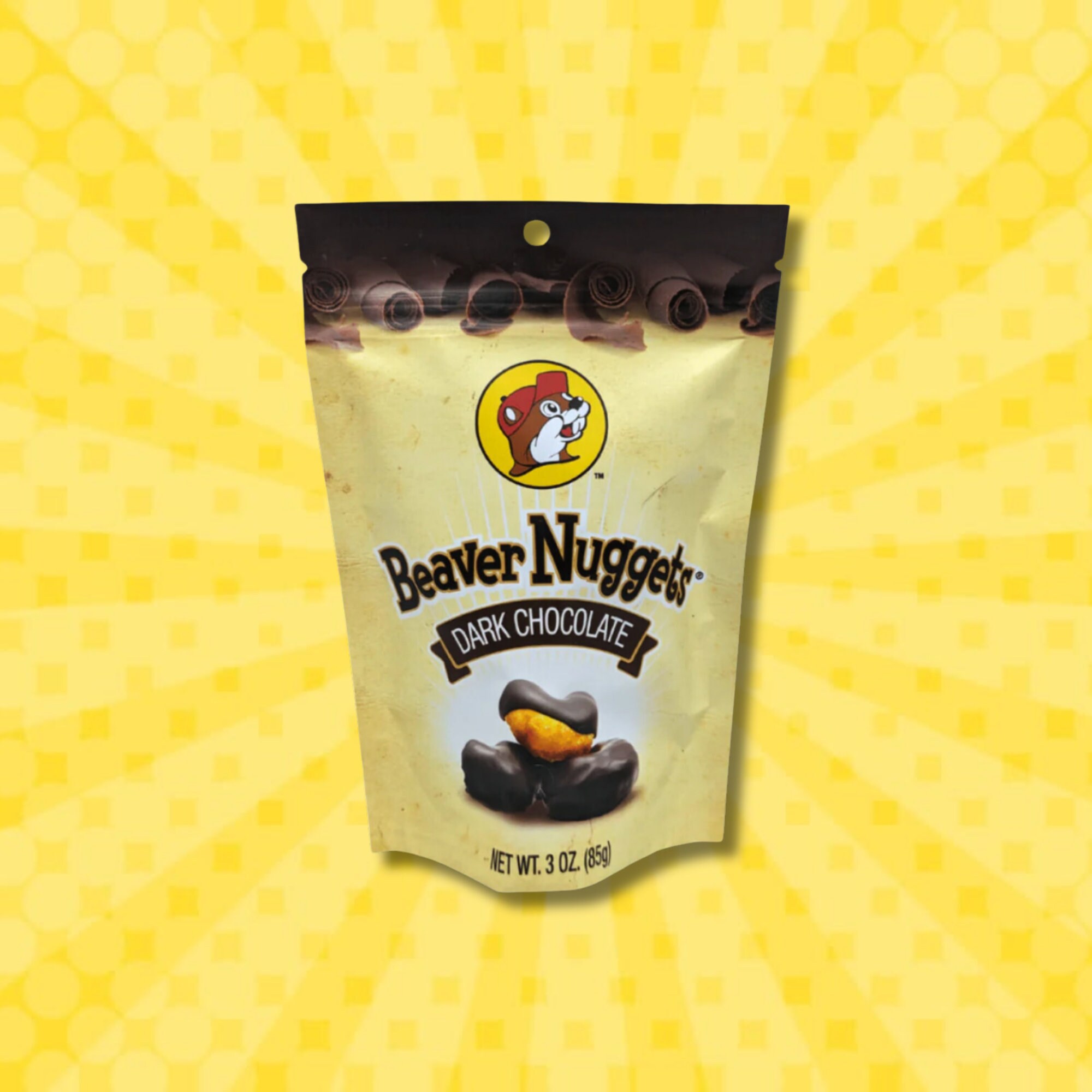 Chocolate Covered Beaver Nuggets, 3 Oz, Bucee's Chocolate Beaver