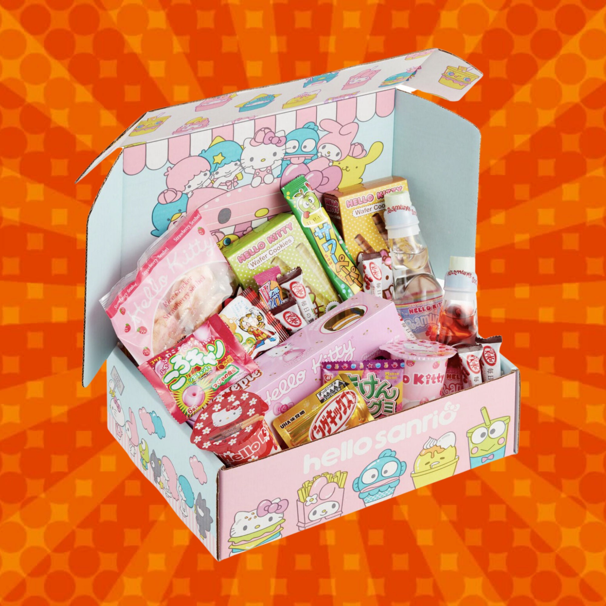 Hello sanrio mystery snack box deals