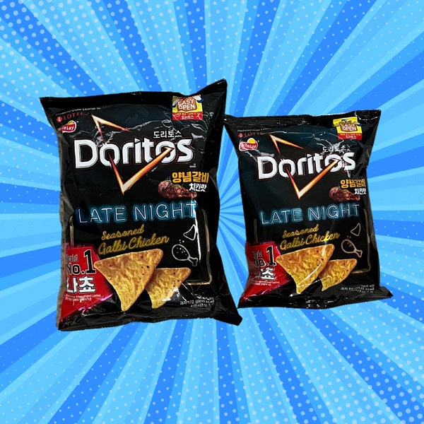 Seasoned Galbi Chicken Doritos | Korean Doritos | Limited Edition Doritos | Korean Snacks | Asian Snacks | Exotic Snacks | Rare Doritos