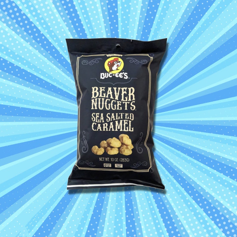 Sea Salted Caramel Beaver Nuggets Bucee's Beaver Etsy