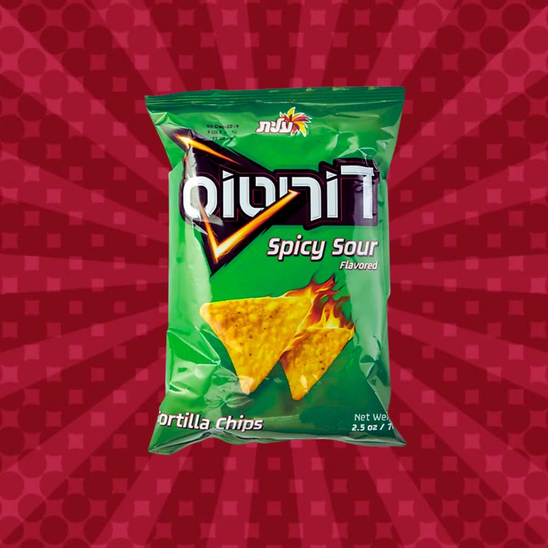 Doritos Spicy Sour Flavor Israeli Doritos Kosher Snacks Etsy