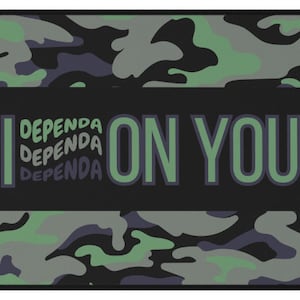 Dependa Mouse Pad, Military Spouse Mouse Pad, Military Spouse Gift
