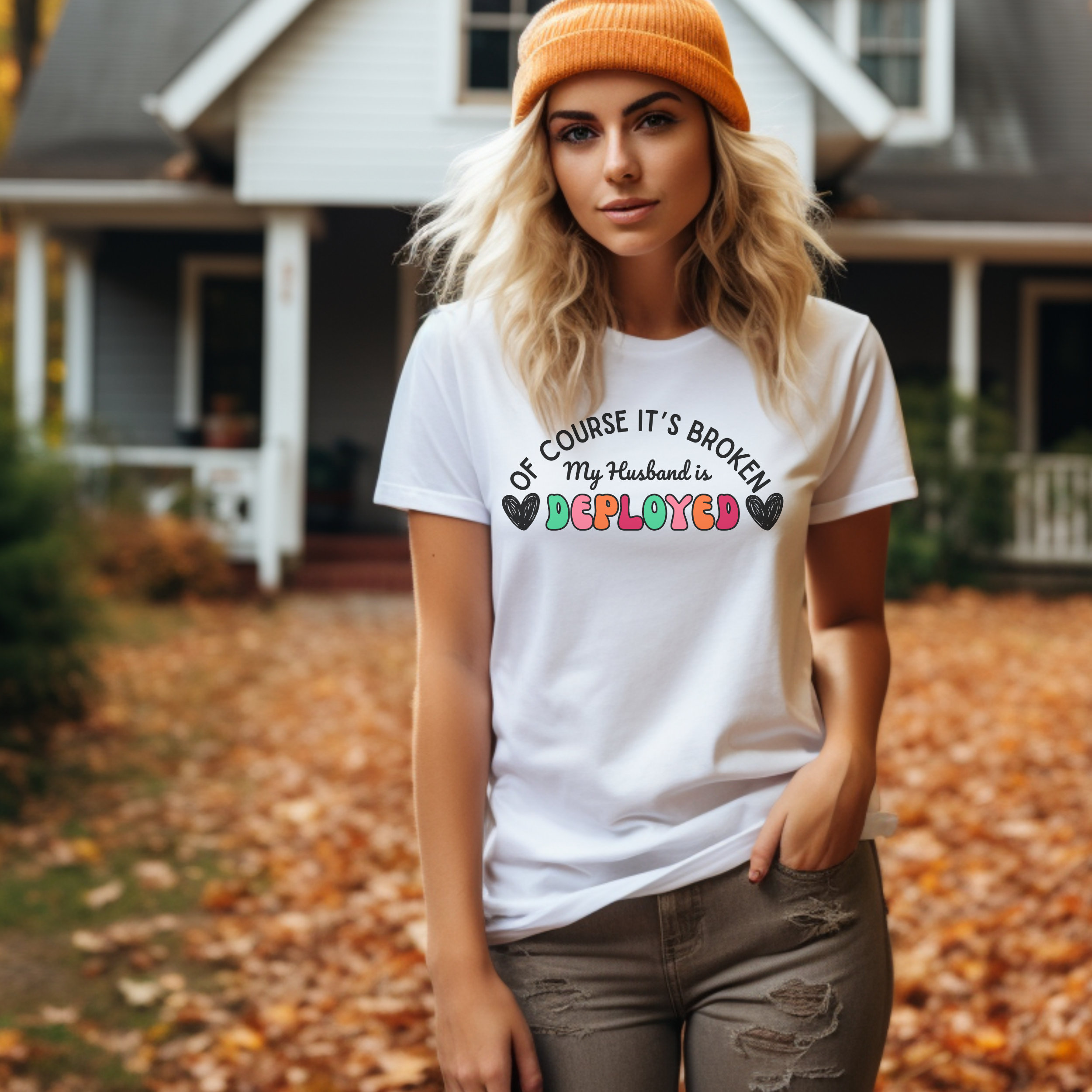 Deployed Af Shirt - Funny Deployment Gift For Husband Wife Deployed Af Shirt - Funny Deployment Gift For Husband Wife
