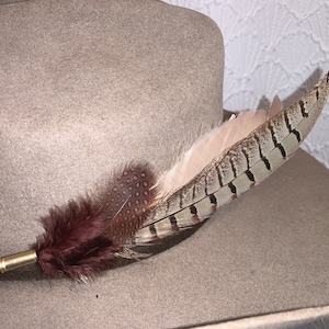 Feather Accessory for Hat Magnetic Feather Pin image 1