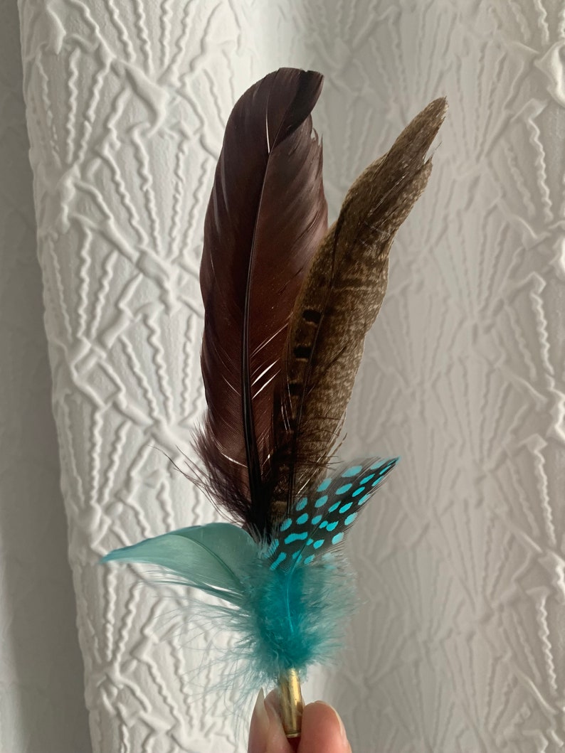 Feather Accessory for Hat Magnetic Feather Pin image 4