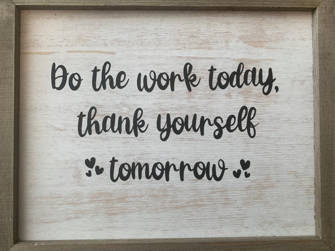 Wooden Sign Inspirational Quote Etsy