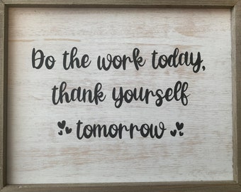 Wooden Sign | Inspirational Quote