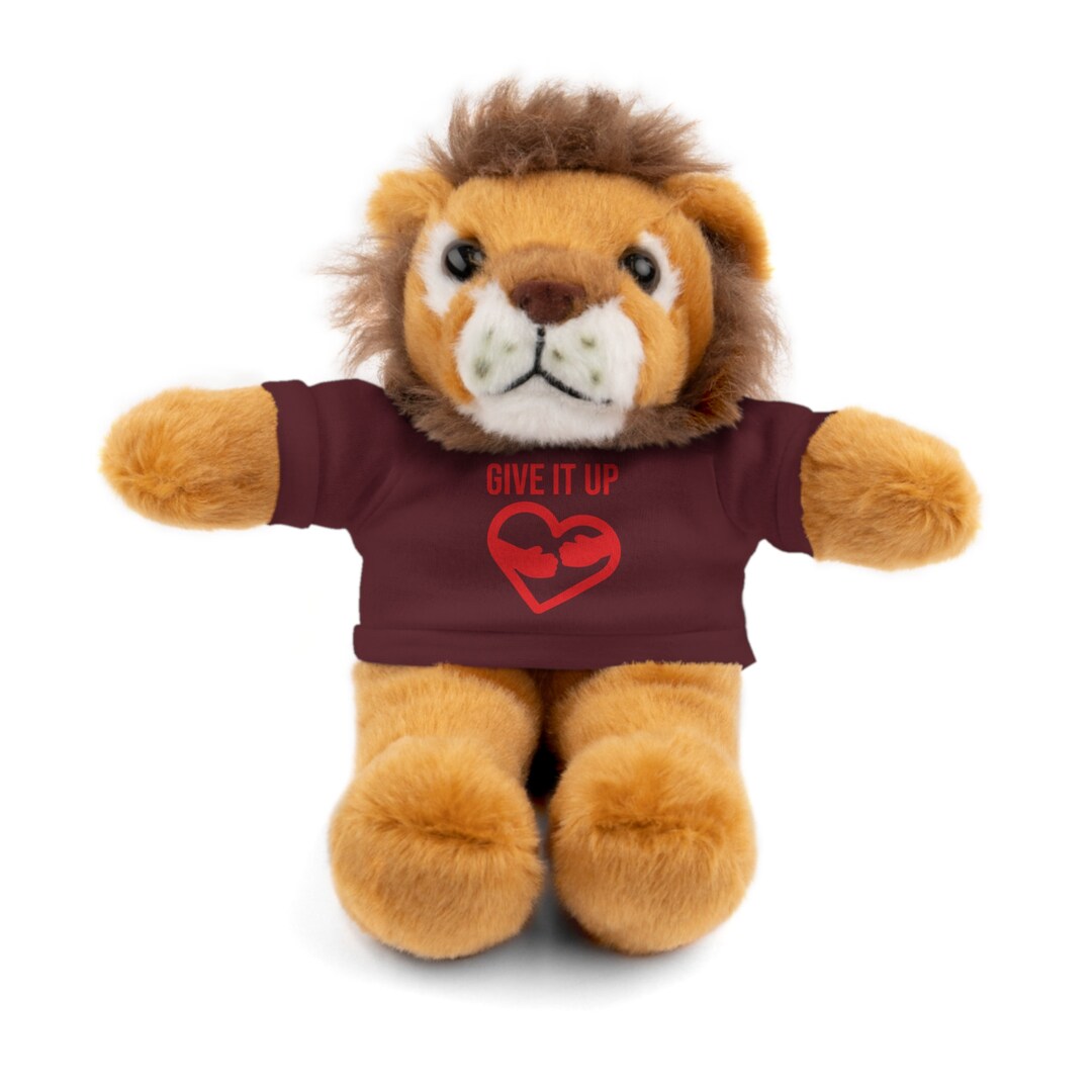 Computer Cuddle Lion Stuffed Animals With Tee Gift for Girlfriend Gift ...