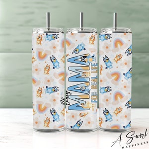 Cartoon Dog Mama Tumbler 20 oz tumbler