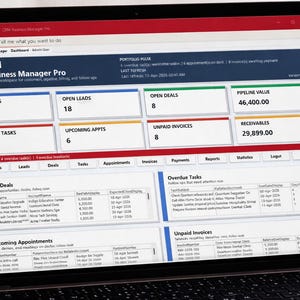 Microsoft Access CRM Database | Customer, Lead, Invoice Tracker