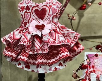 Queen Of Hearts Ruffled Dress