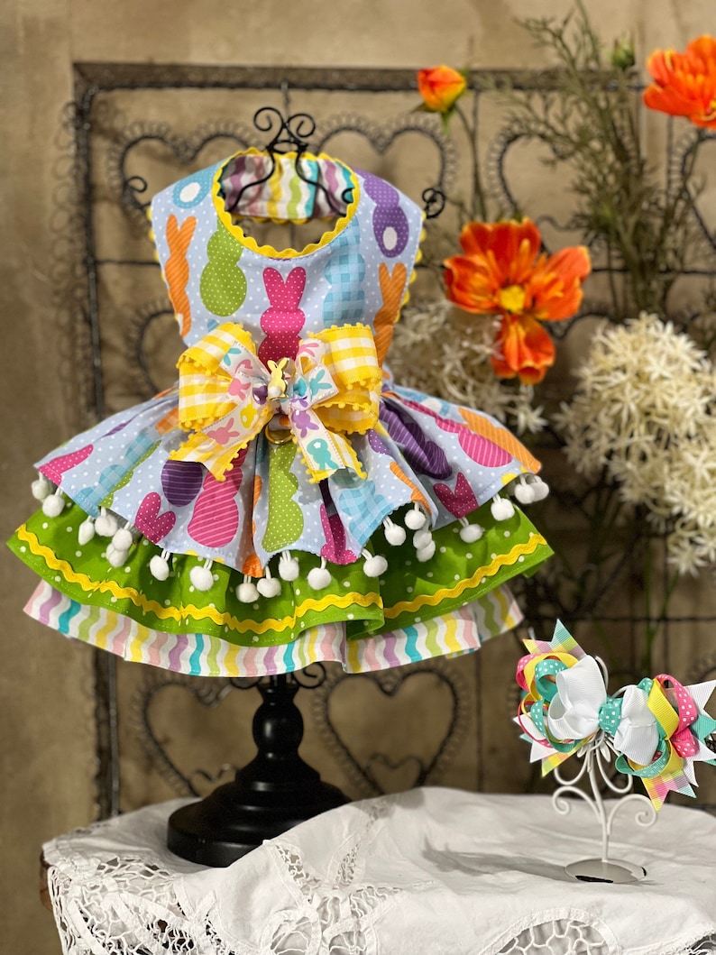 Easter Peeps Ruffle Dress - Etsy