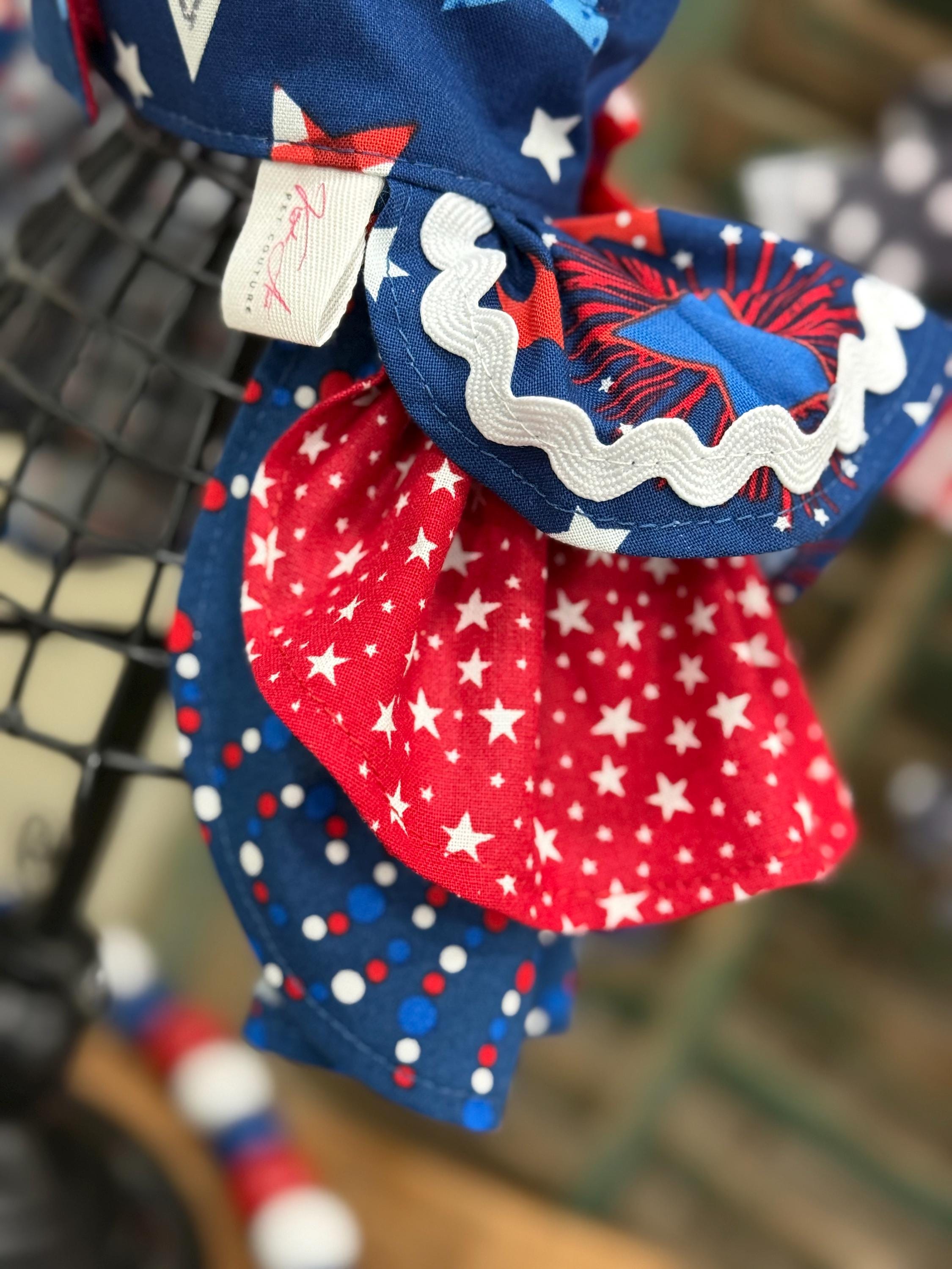 Fire Works Ruffle Rose Starry Fireworks Ruffled Dress - Etsy