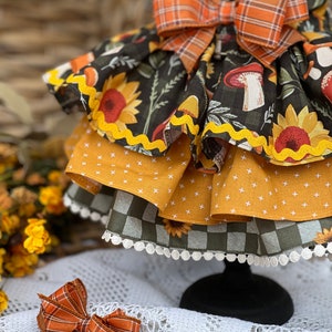 Toadstool Patchwork Milkmaid Dress