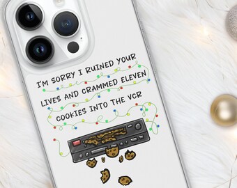 Elf Christmas Clear iPhone Case: Festive Holiday Phone Cover, Christmas Phone Cover | Sboccio Designs