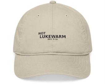 Not Lukewarm Organic Baseball Cap | Sboccio Designs
