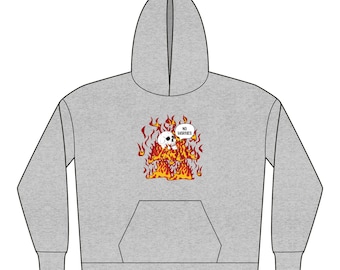 Sudadera con capucha Sin preocupaciones / Sboccio