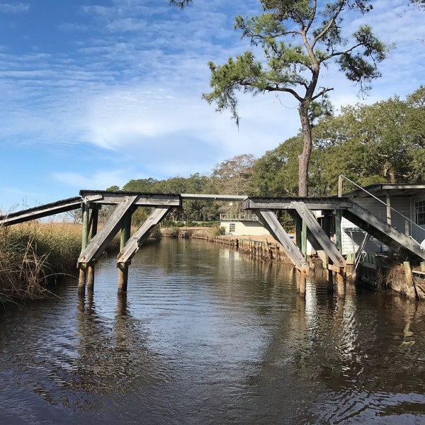 Old Florida Wooden Bridge