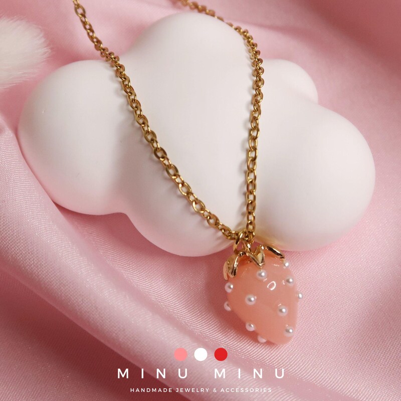 Summer Strawberry Necklace