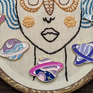Planets, Solar System, Magnetic Needle Minders, Needle Magnet, Embroidery, Cross Stitch, Needle Keeper, Needle Holder, Embroidery Accessory