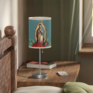 Our Lady of Guadalupe Table Lamp Blessed Mother Lamp Virgin Mary Light Mother Mary Nightlight Catholic Home Decor Religious Gift for Mom