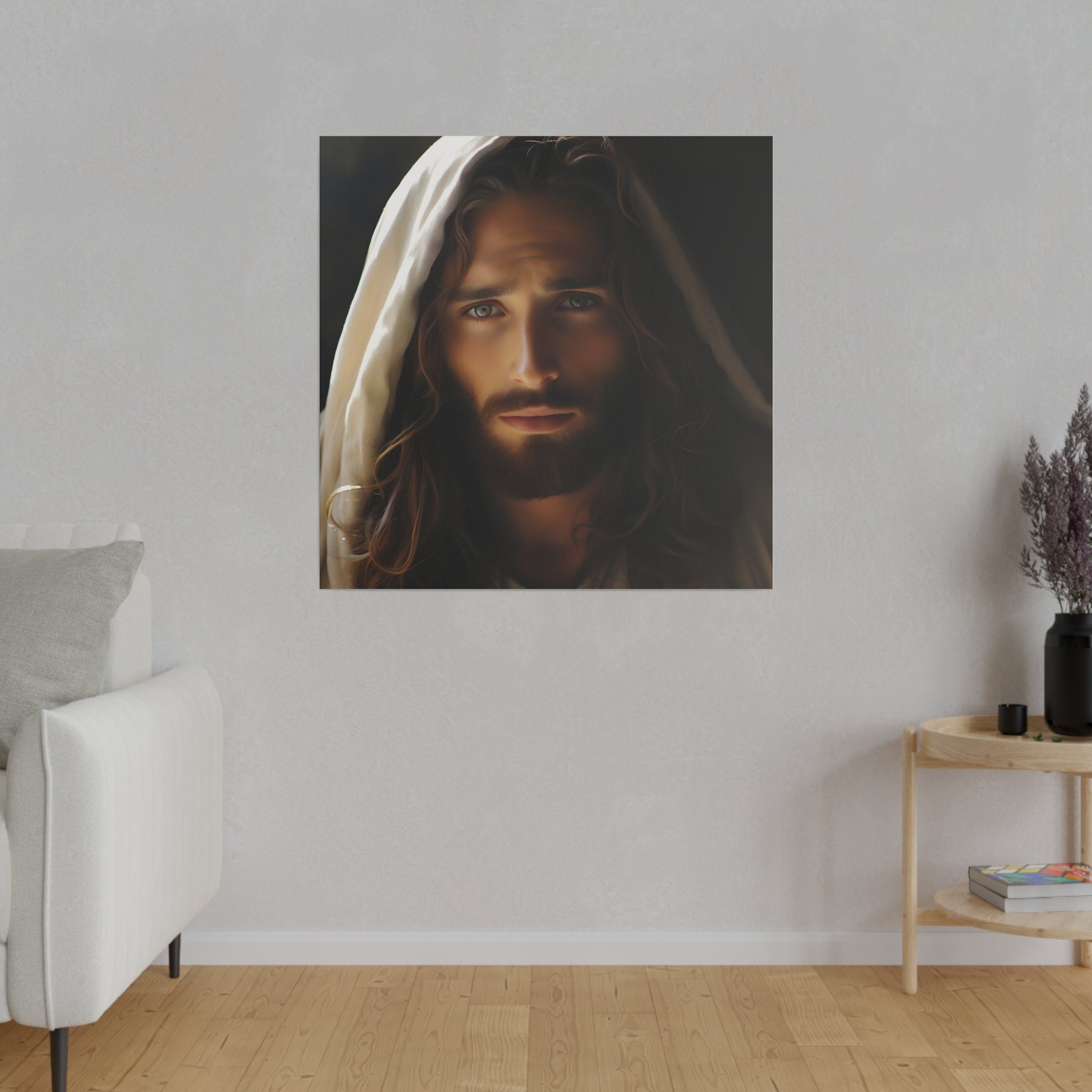 Stunning Jesus Christ Wall Art Ecofriendly Canvas Jesus Art Etsy