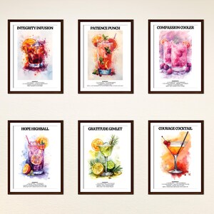 Integrity Infusion Positivity Poster Spiritual Recipe Wall Art Kitchen Home Decor Trendy Wall Minimalist Elegant Motivation Vertical Poster