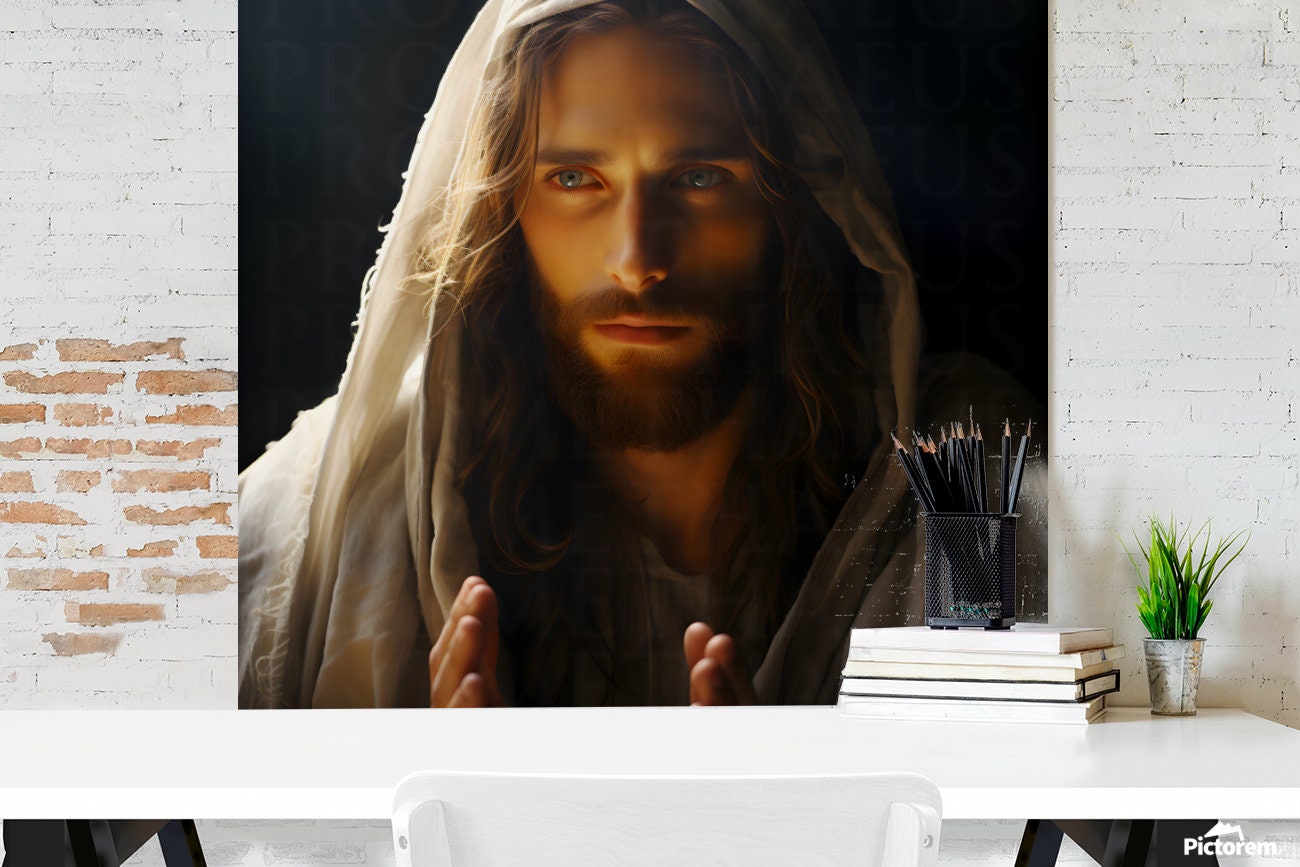 Stunning Jesus Christ Picture Digital Print, Jesus Art Digital Download