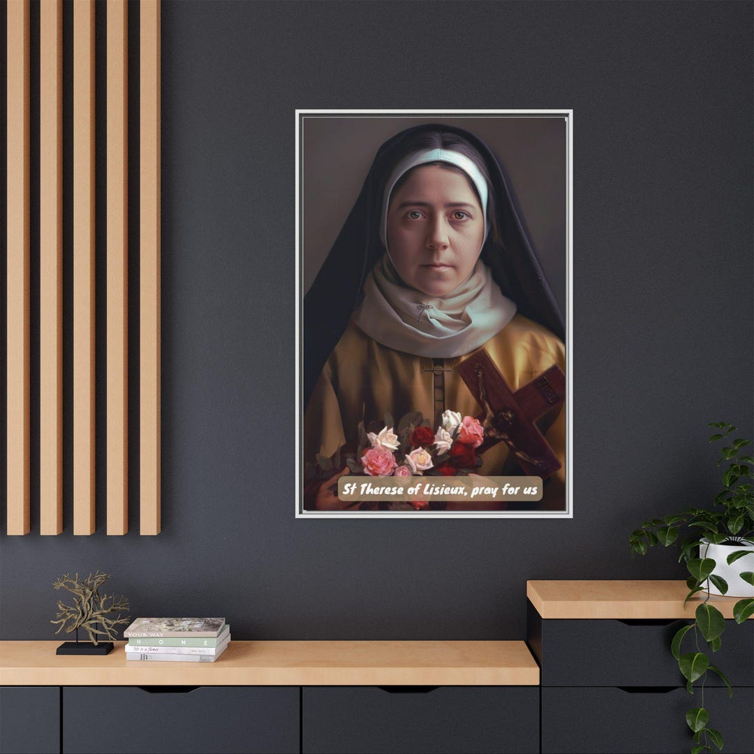 Personalized St Therese of Lisieux Wall Art the Little Flower Eco ...