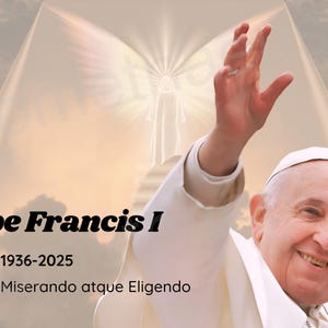 5 Pictures Pope Francis Printable Wall Art Pope Francis I Memorial Catholic Art Portrait Digital Artwork Bishop Archbishop of Rome Download