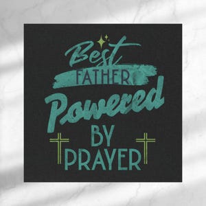 Best Dad Car Magnet Christian Magnet Fathers Day Birthday Christmas Gift for Daddy Coffee Lover Refrigerator Decor Unique Best Dad Ever Gift