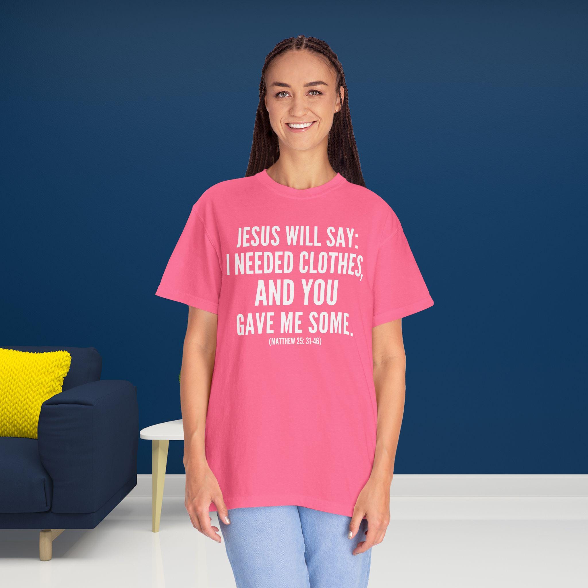 Final Judgement Tee Christian T-shirt I Needed Clothes You Gave