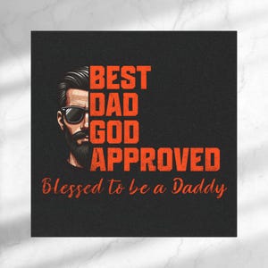 Best Dad Car Magnet Christian Magnet Fathers Day Birthday Christmas Gift for Daddy Coffee Lover Refrigerator Decor Unique Best Dad Ever Gift