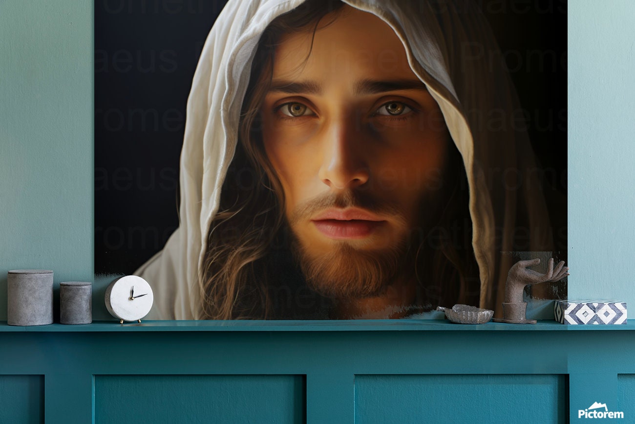 Stunning Jesus Christ Picture Digital Print, Jesus Art Digital Download