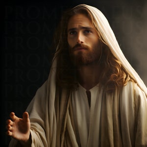 Stunning Jesus Christ Picture Printable Wall Art Jesus Art Digital Download Christ Portrait Christian Catholic Wall Artwork Digital Print