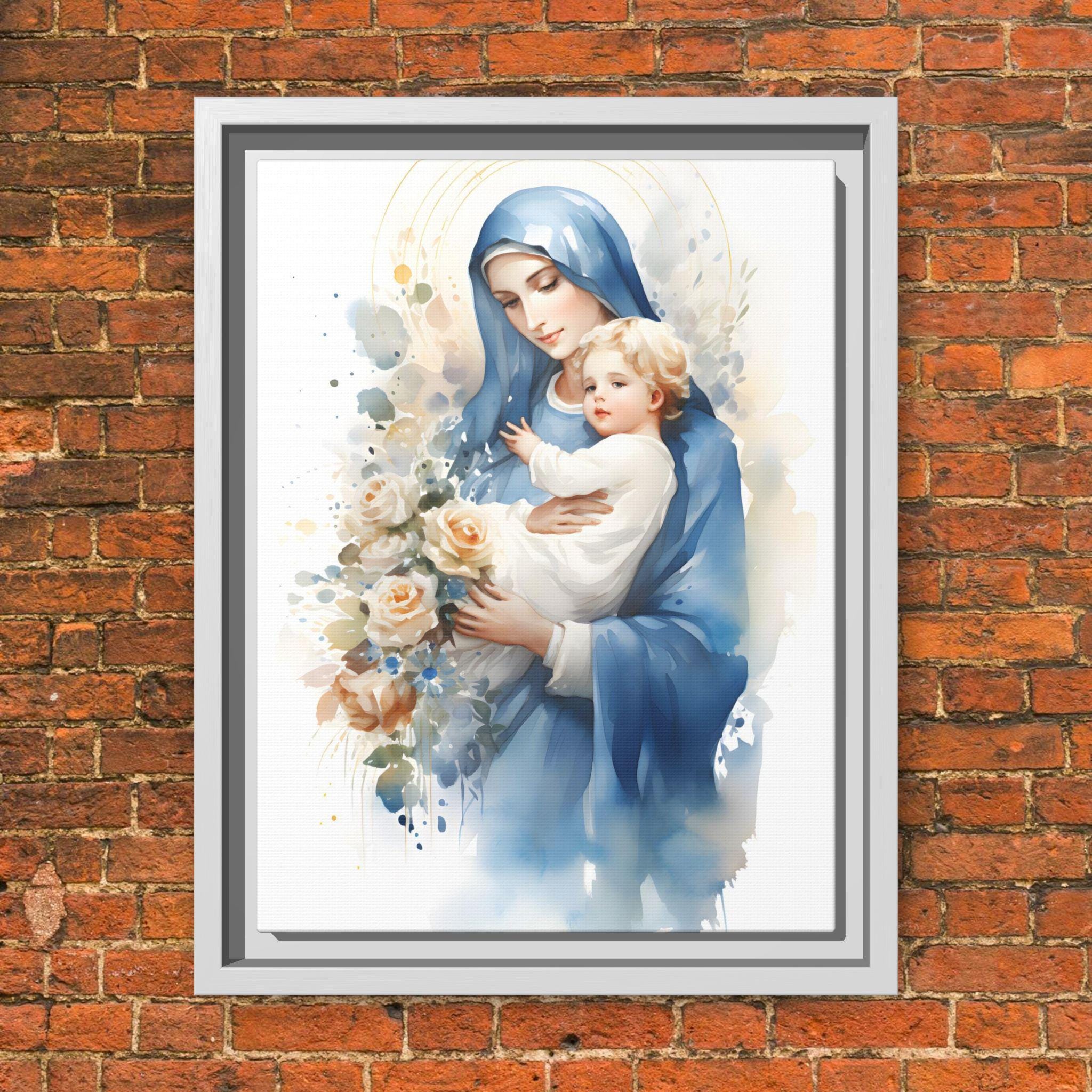 Virgin Mary and Baby Jesus Wall Art Our Lady of Schoenstatt