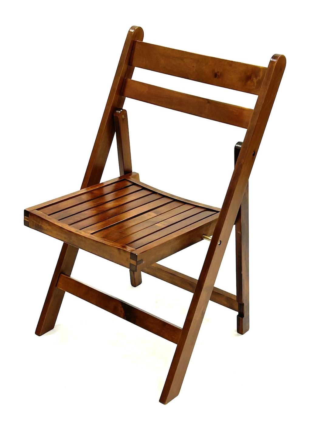 Brown Wooden Folding Chairs Brown Folding Chairs Brown Etsy UK